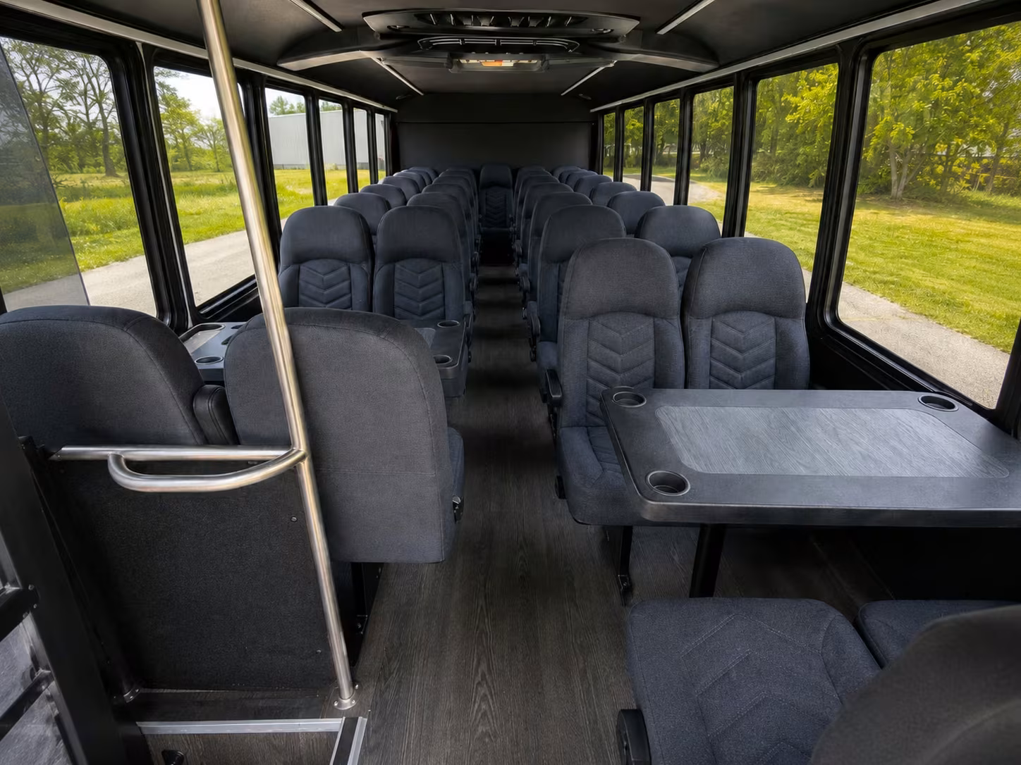 18 passenger minibus interior
