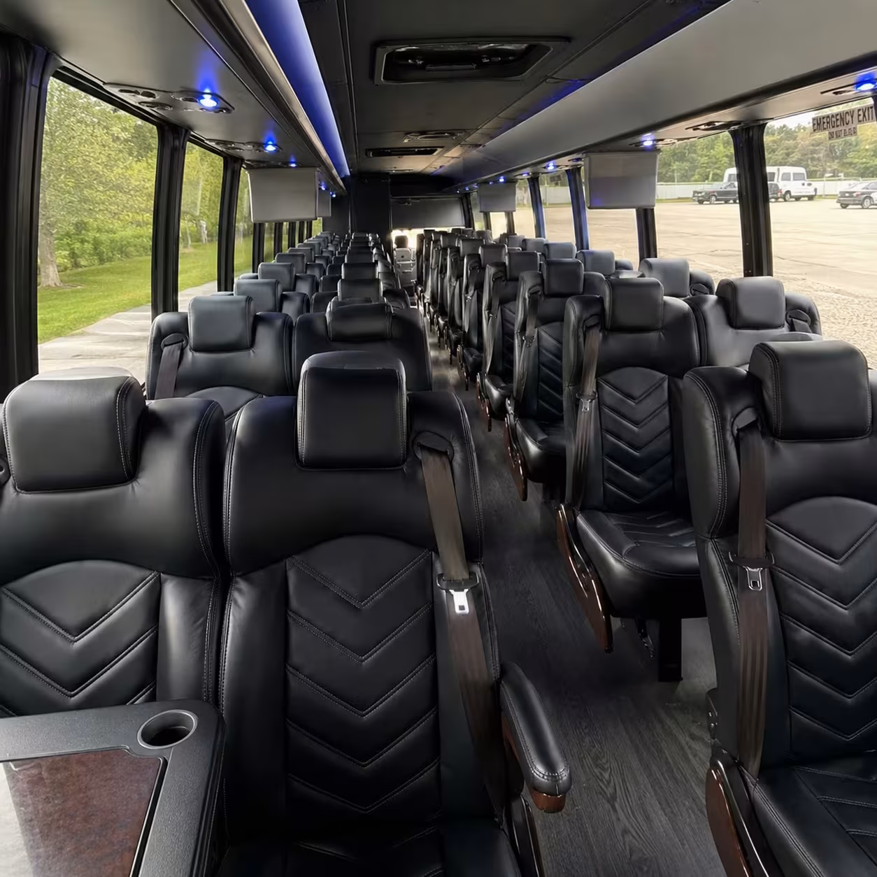 25 passenger minibus interior