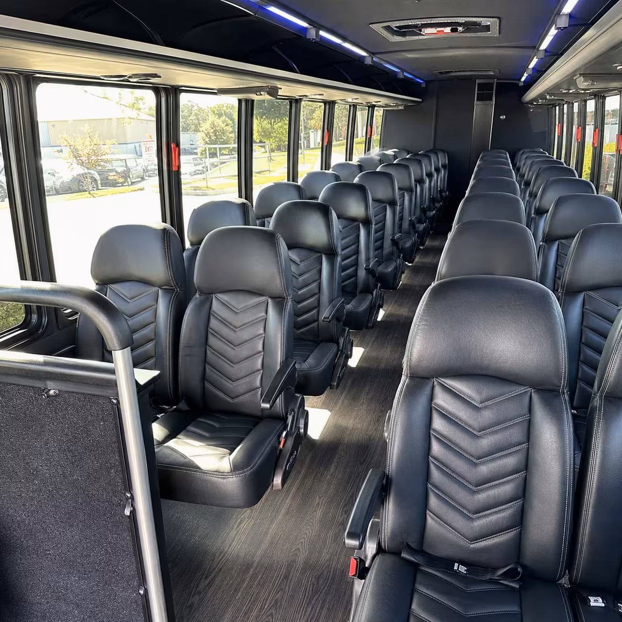 35 passenger minibus inside