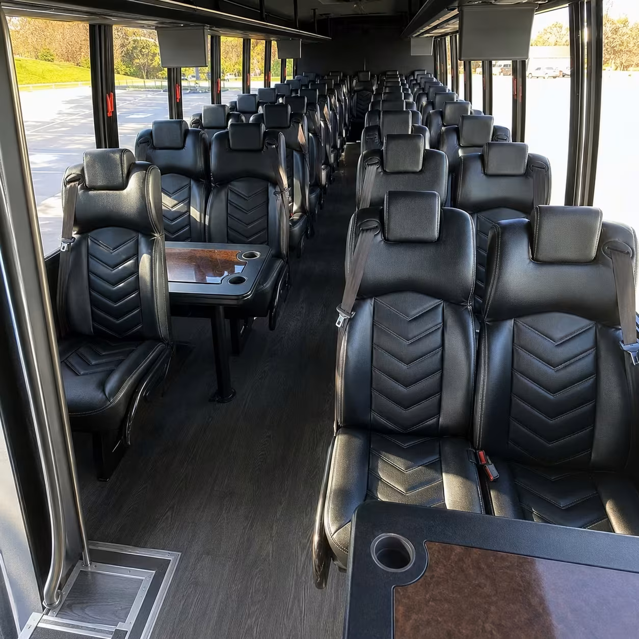 35 passenger minibus interior