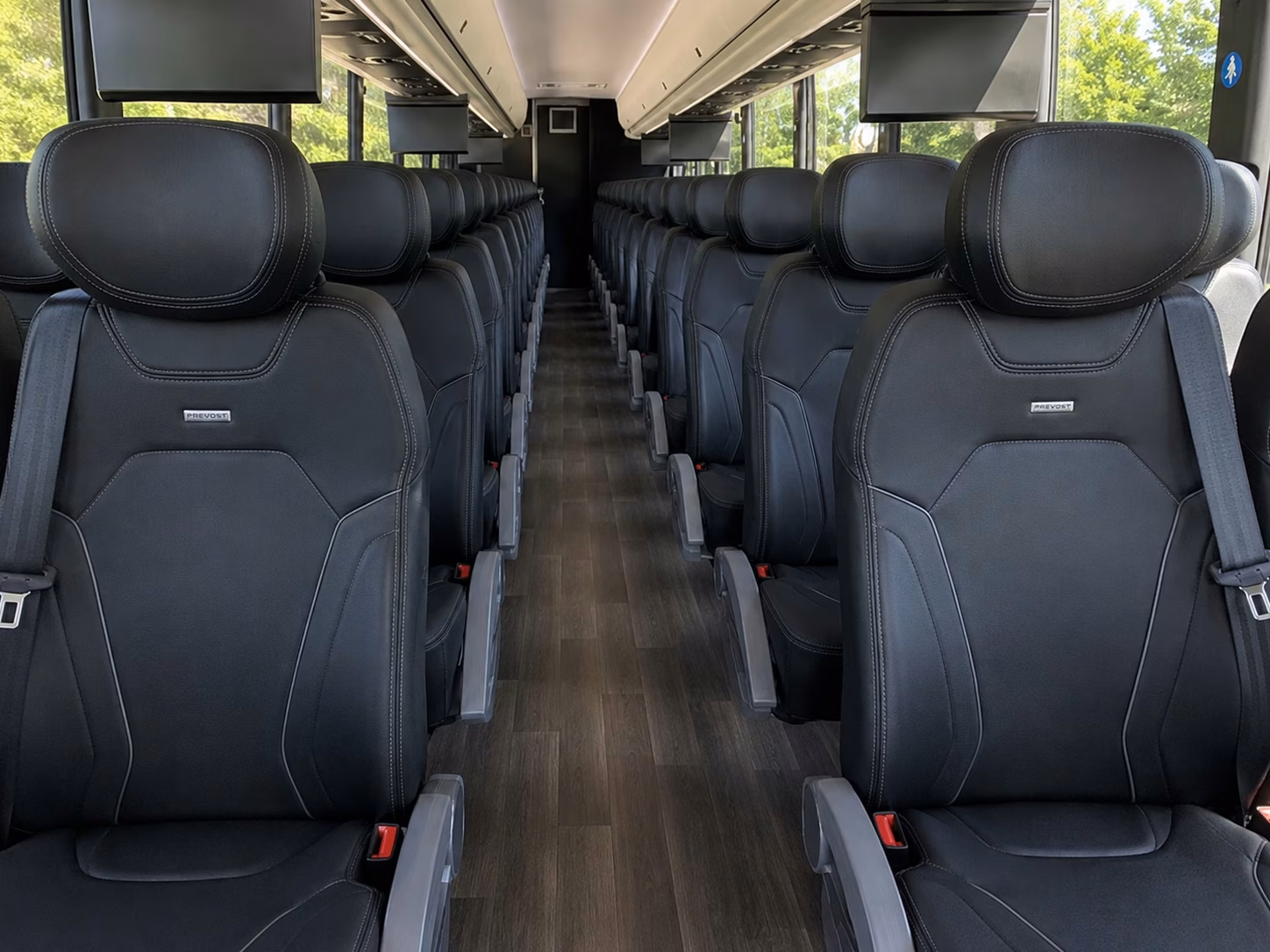 nashville charter bus interior