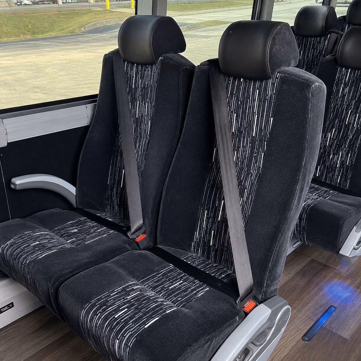 nashville charter bus rental interior