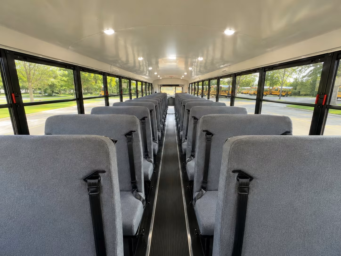 school bus interior